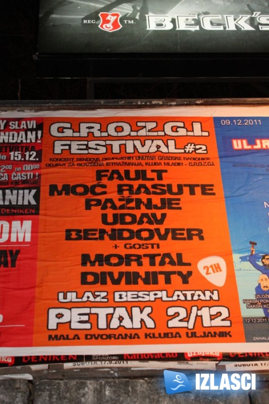 2. Grozgi festival u klubu Uljanik